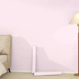 Shein Light Pink Self-Adhesive Wallpaper