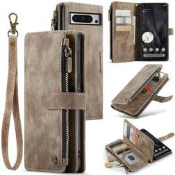CaseMe Google Pixel 8 Pro C30 Multifunktions Wallet Hülle Braun