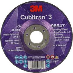 3M Skrubskive Cub. III 125-7 fors. stål/rf