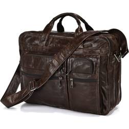 Delton Cognac Topline Lædertaske