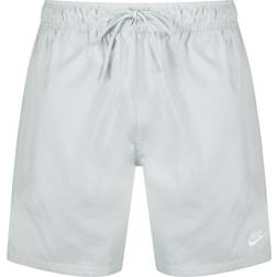 Nike Men's Club Flow Shorts - Pure Platinum/White