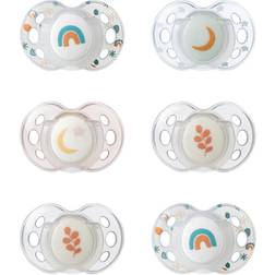 Tommee Tippee Ultra-light silikonnapp, symmetrisk talllämplig form, BPA-fri
