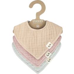 Stuckies High Absorbency Bibs 3-pack Dove