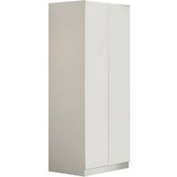 Fwstyle Modern Matt White Wardrobe 80x180cm