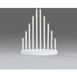 Konstsmide 10 LED White Candle Bridge 20cm