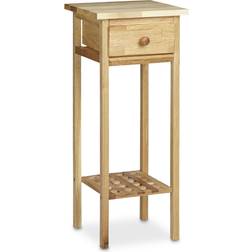 Relaxdays Telephone Walnut Småbord 24.8x25.2cm