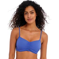 Freya Jewel Cove Plain Bralette Bikini Top, Azure