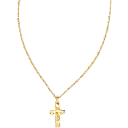 Kendra Scott Cross Pendant Necklace - Gold