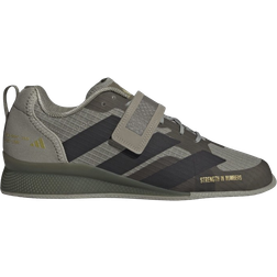 Adidas Adipower III Weightlifting - Silver Pebble/Core Black/Olive Strata