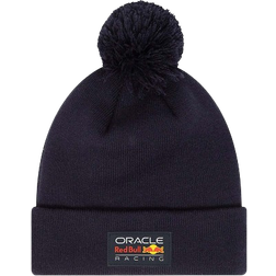 New Era Red Bull Essential Bobble Knit Beanie Hat - Blue