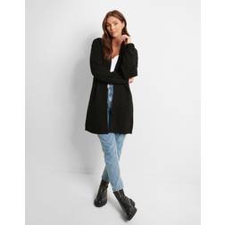 Threadbare 'Rozanna' Cable Knit Cardigan Black