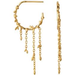 ByBiehl Jungle Ivy Hoops Earrings - Gold