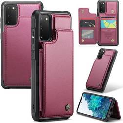 CaseMe Samsung Galaxy S20 FE 5G/S20 FE 2022 C22-etui RFID-kortpung Rød