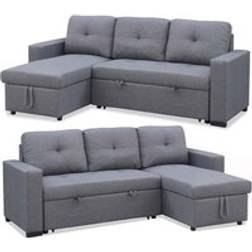 More4Homes Newport Fabric Corner Large 3 Sofa 3 Seater