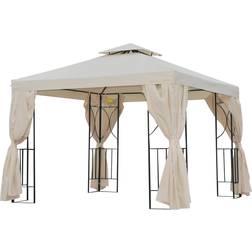 Dakota Fields 3m W 3m D Metal Gazebo