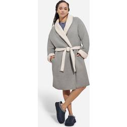 UGG Anabella Reversible Robe Grey Heather Women's Pajama Gray