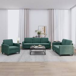 vidaXL Accent Couch Sectional Dark Green Canapé