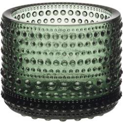 Iittala Kastehelmi Tallgrön Värmeljuslykta