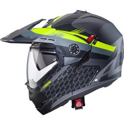 Caberg Tourmax X Sarabe MC Hjelm - Gun/Sort/Gul