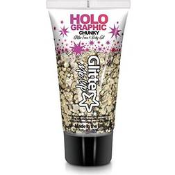 PaintGlow Glitter Me Up Holographic Face & Body Glitter Gel - Golden