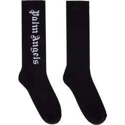 Palm Angels Classic Logo Socks - Black/White