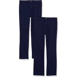 The Children's Place Girl's Uniform Stretch Skinny Chino Pants 2-pack - Tidal