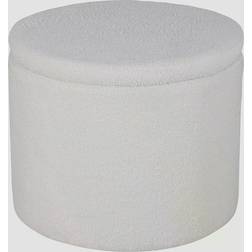 Venture Design Dunken White Siddepuf 43cm