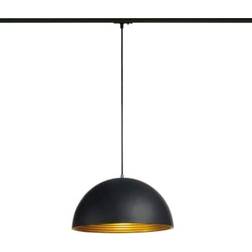 SLV FORCHINI M 1-Phase PL Black/Gold Lampada a Sospensione 40cm