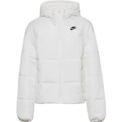 Nike Sportswear Classic Puffer Women's Therma Fit Loose Hooded Jacket - Sail/Black