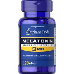 Puritan's Pride Melatonin 3mg 120 stk