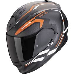 Scorpion Exo-491 Kripta Helmet - Orange/Weiß