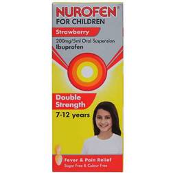 For Children Double Strength Ibuprofen Strawberry 100ml
