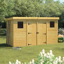 Empire 12 Ft. W 6 Ft. D Shiplap Pent Wooden Shed