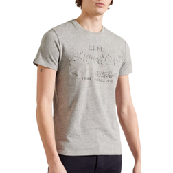 Superdry Vintage Logo T-shirt - Silver Glass Feeder