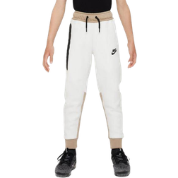 Nike Junior Tech Fleece Pants - Summit White/Khaki/Black/Black (FD3287-121)