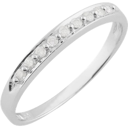 Gemondo Classic Round Eternity Band Ring - White Gold/Diamonds