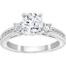 Pompeii3 Engagement Ring - White Gold/Diamonds