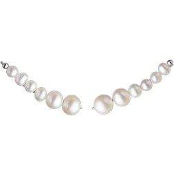 ByBiehl Aura Earclimbers Large - Silver/Pearls