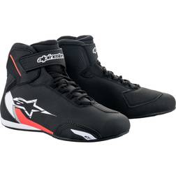 Alpinestars Sektor, Schuhe Schwarz/Weiß/Neon-Rot