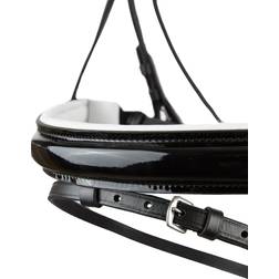 Horze Grayson Anatomic Snaffle Bridle Black/White unisex