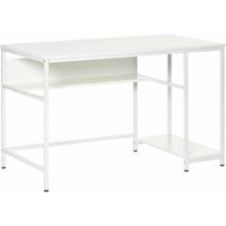 Homcom Metal White Writing Desk 60x120cm