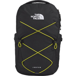 The North Face Jester Backpack - TNF Black Light Heather/Sulphur Spring Green