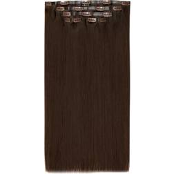 Lullabellz Luxury Gold 18" 5 Piece Human Hair Extensions Chocolate Brown