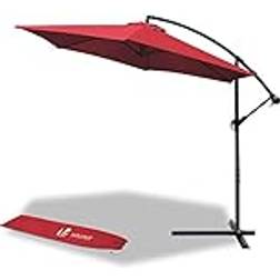 Vounot 3m Cantilever Garden Parasol, Banana Umbrella