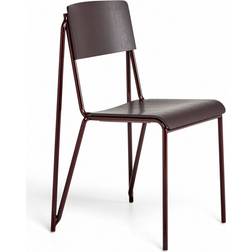 Hay Petit Standard Dark Bordeaux Stained Oak/Dark Bordeaux Steel Köksstol 83cm
