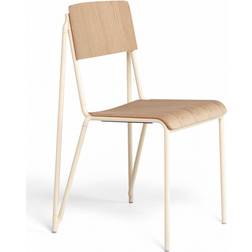 Hay Petit Standard Matt Lacquered Oak/Pearl White Steel Køkkenstol 83cm