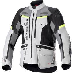 Alpinestars MC-Jakke Bogota' Pro Drystar Isgrå-Mørk Grå-Gul Fluo Herre