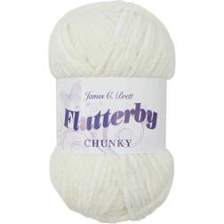 Jamescbrett James C Brett Cream Flutterby Chunky Yarn 100 G