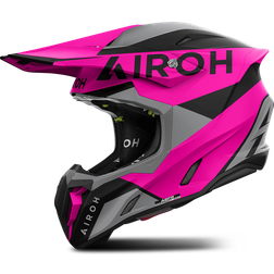 Airoh Twist 3 King Motocross Helmet - Black/Grey/Pink