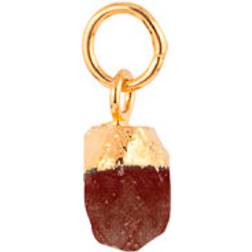 House of Vincent Fødselssten Vedhæng, Juli Deep Red/Gold